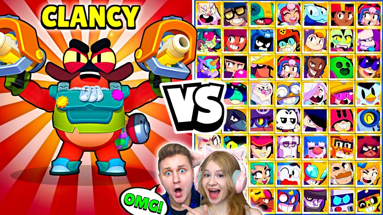 CLANCY jest NAJLEPSZY?!😨 (NOWY ZADYMIARZ vs WSZYSTKIE 81 POSTACI!) - WIELKI TEST⭐ Brawl Stars
