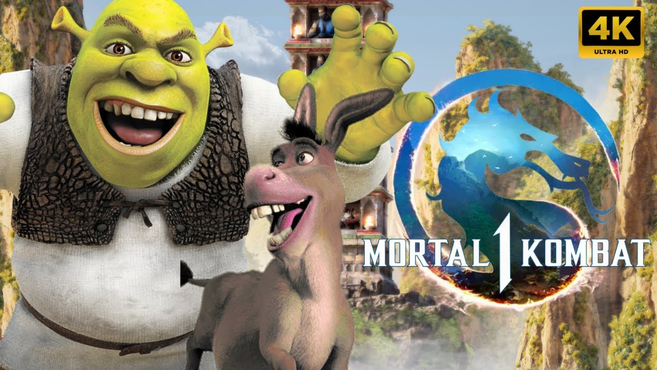 Mortal Kombat 1 - SHREK & DONKEY DLC MOD Klassic Towers 