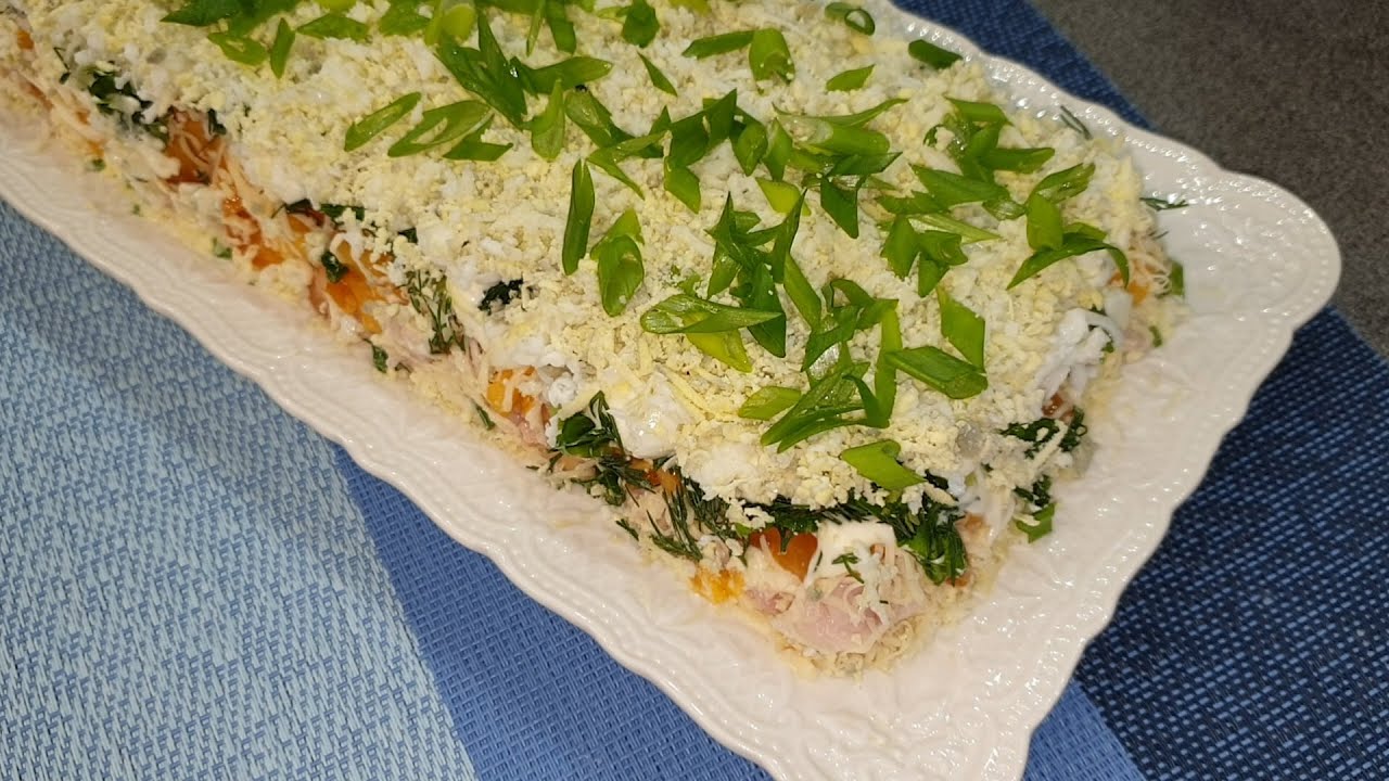 ЗАПИШИТЕ ЭТОТ РЕЦЕПТ САЛАТА. ОЧЕНЬ ПРОСТОЙ, НЕРЕАЛЬНО ВКУСНЫЙ и сочный.