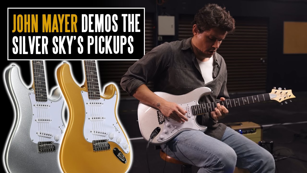 John Mayer Demos The BEST SE Silver Sky Colors Ever & Runs Through The Pickups