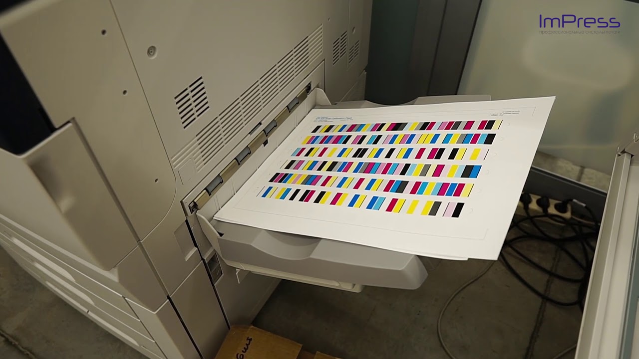 Xerox PrimeLink C9070 Импресс-Ксерокс Часть 4 Калибровка и формирование калибровочного сета для фото