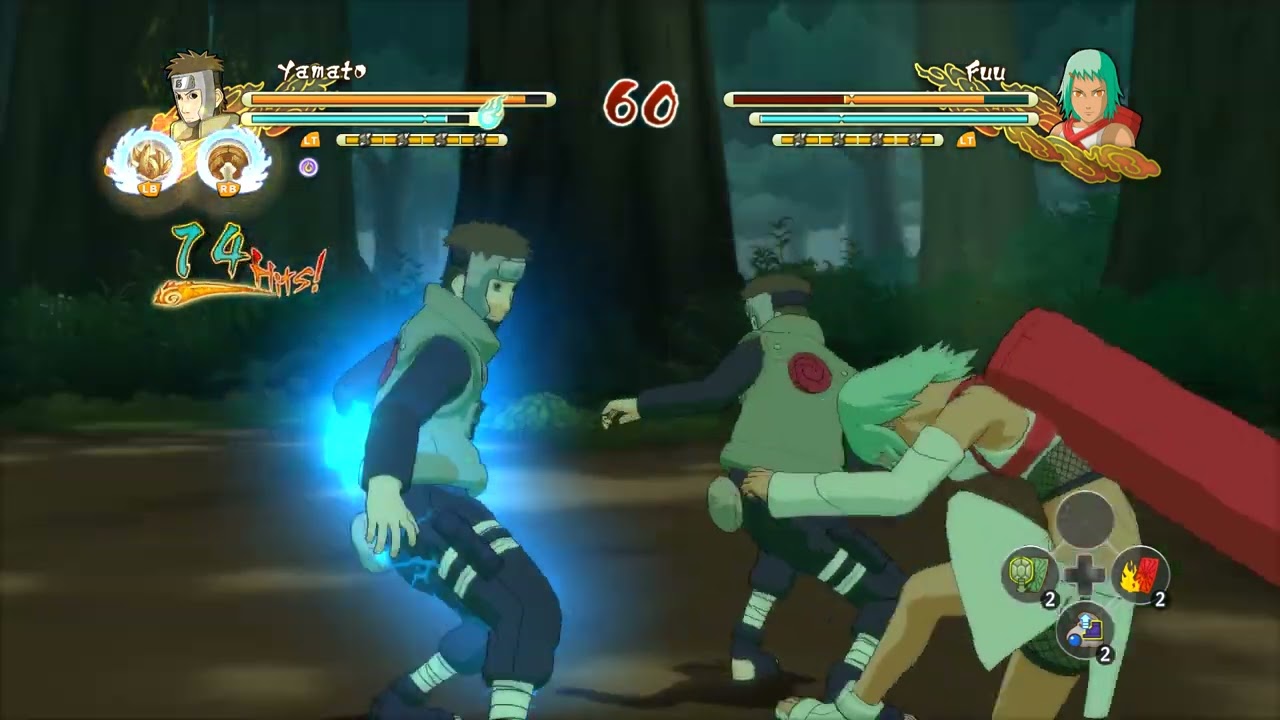 Yamato vs Fuu - Naruto Shippuden Ultimate Ninja Storm 3 Full Burst
