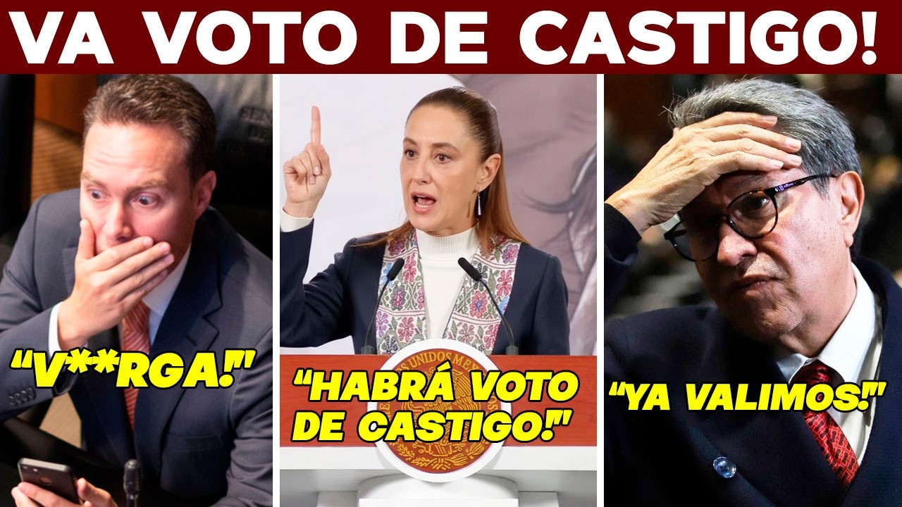 OFICIAL! PIDEN VOTO DE CASTIGO. VELASCO EN SHOCK. 2027 ÚLTIMA ELECCIÓN. SE ACABÓ