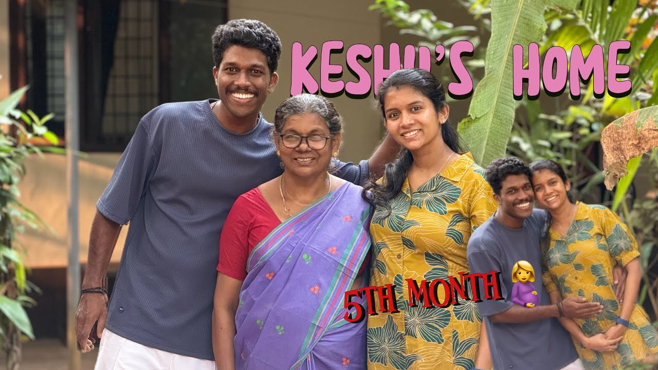 Keshu’s home😂 on 5th month 🤰കേശുന്റെ വീട്ടിലേക്ക് ❤️#sayooj #vlog 