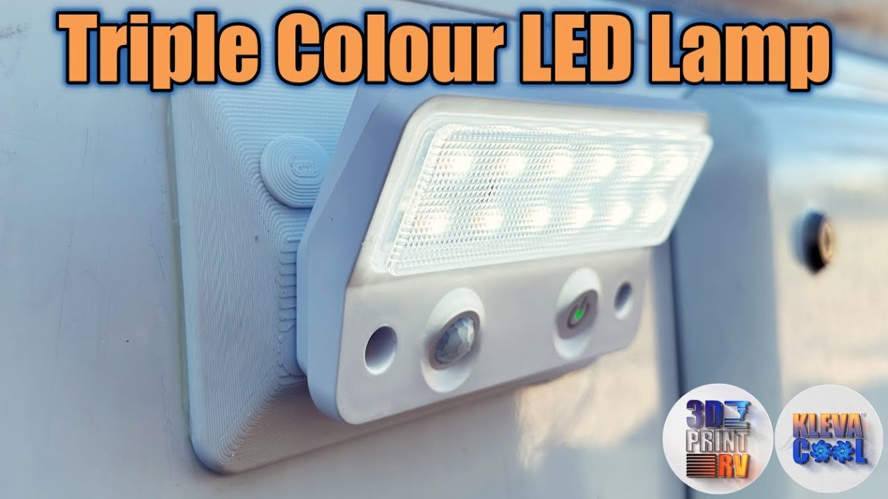 3DprinRV Triple Colour LED Lamp