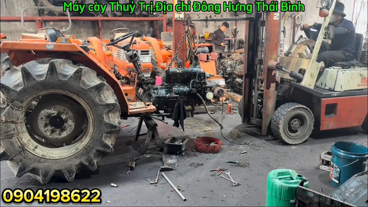 Máy cày Kubota L1 28 Lắp ráp đầu nổ 2.197(v2203 45hp).Cảm ơn anh em Bắc Giang yêu quý tin tưởng