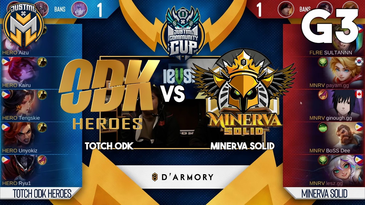 ODK vs MNRV - GAME 3 | Playoffs | Just ML Community Cup