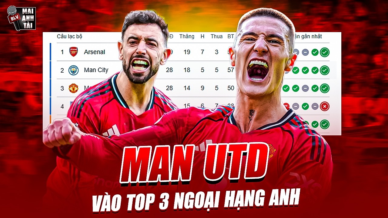 MAN UTD 2-1 CRYSTAL PALACE | “SESKO AIRLINES” CẤT CÁNH, QUỶ ĐỎ LỘI NGƯỢC DÒNG NGOẠN MỤC LEO TOP 3