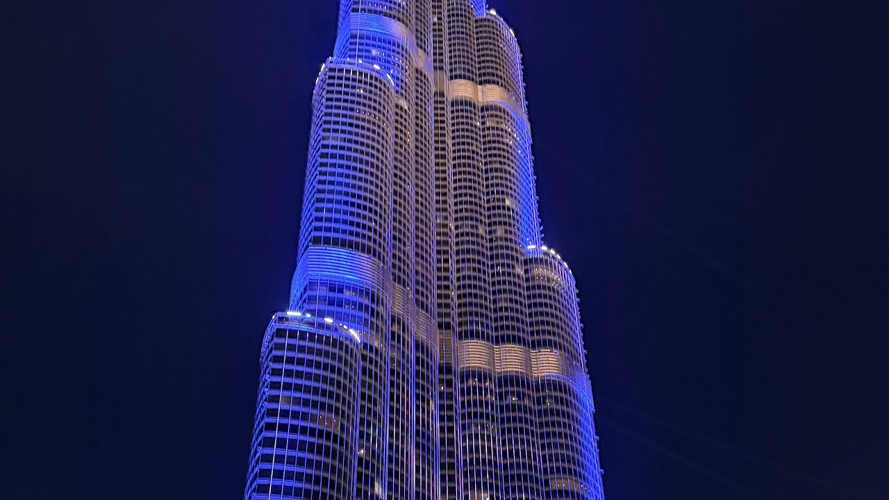Dubai 2026 fuegos artificiales en el Burj Khalifa #dubai 