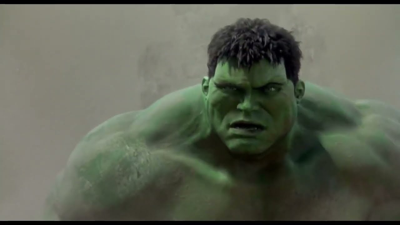 Hulk 2003 The hulk makes his way out of the underground Bunker scene