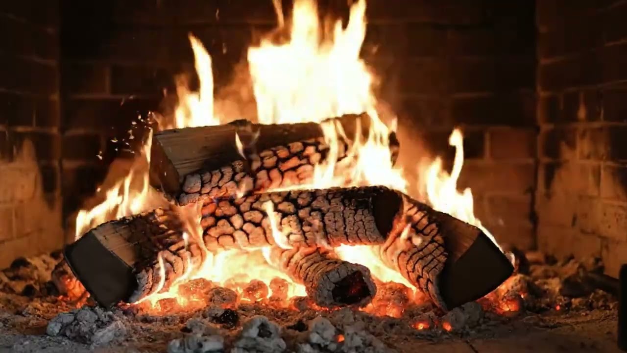 Fireplace ASMR 10 hours