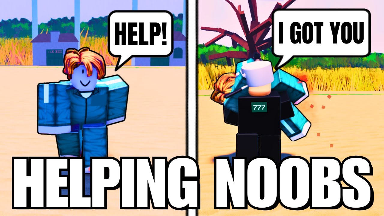 I Helped NOOBS get a WIN in INK GAME.. (Roblox)