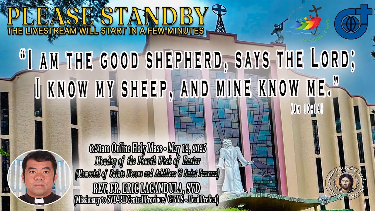 12 May 2025, 6:30am, Monday | Live Now Holy Mass at the Diocesan Shrine of Jesus #OnlineMass