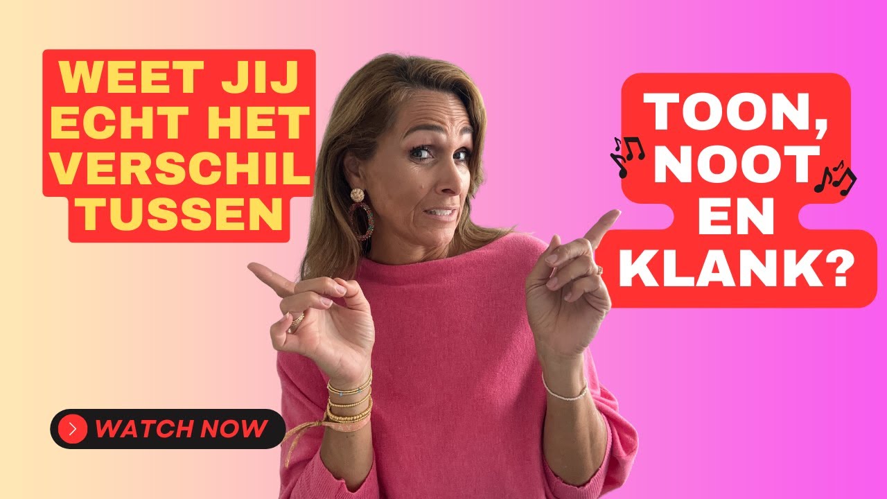 Wat is Toon, noot, klank?