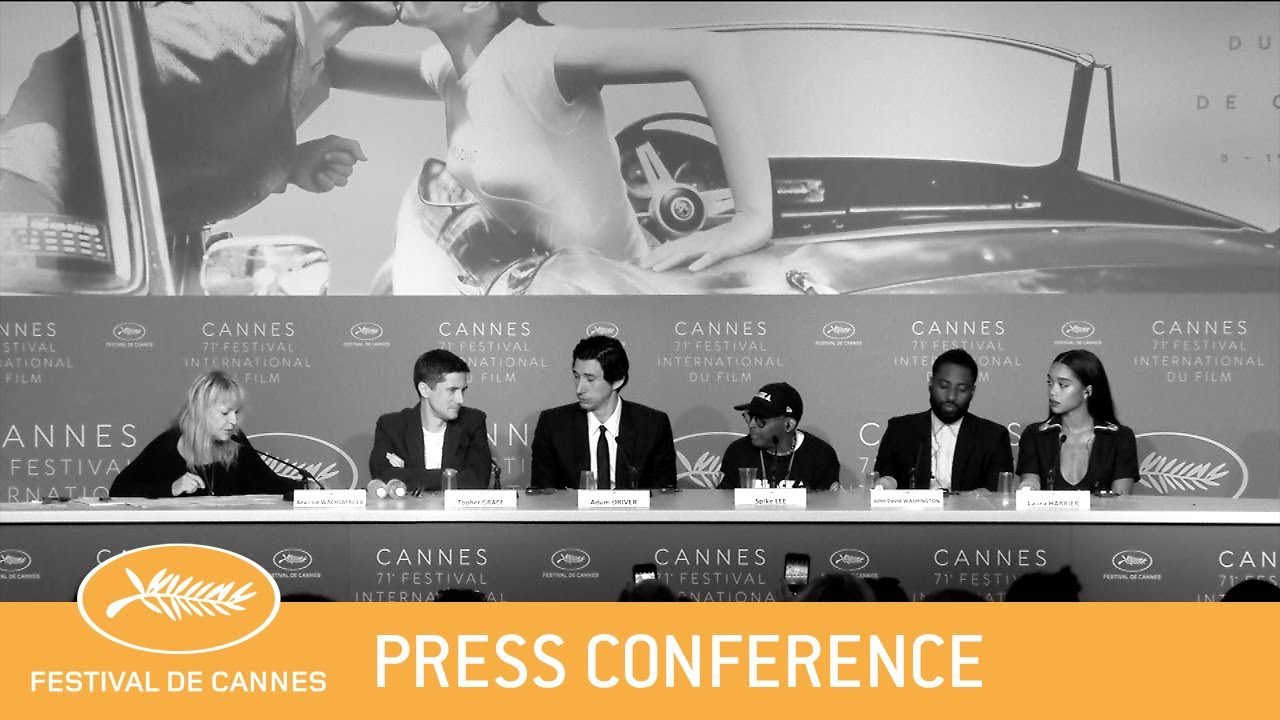 BLACKKKLANSMAN - Cannes 2018 - Press Conference - EV