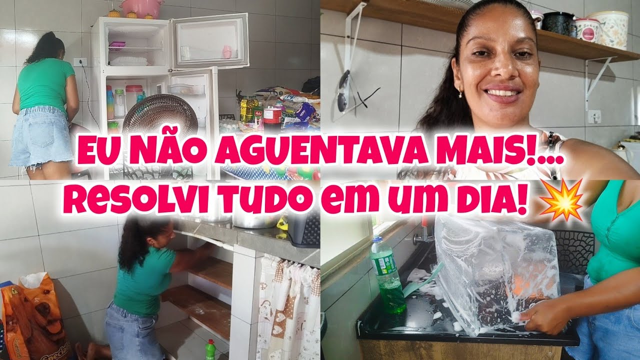Isso mudou minha rotina da semana inteira! 🧊✨ Organizei as Compras, Limpeza Pesada na Geladeira 