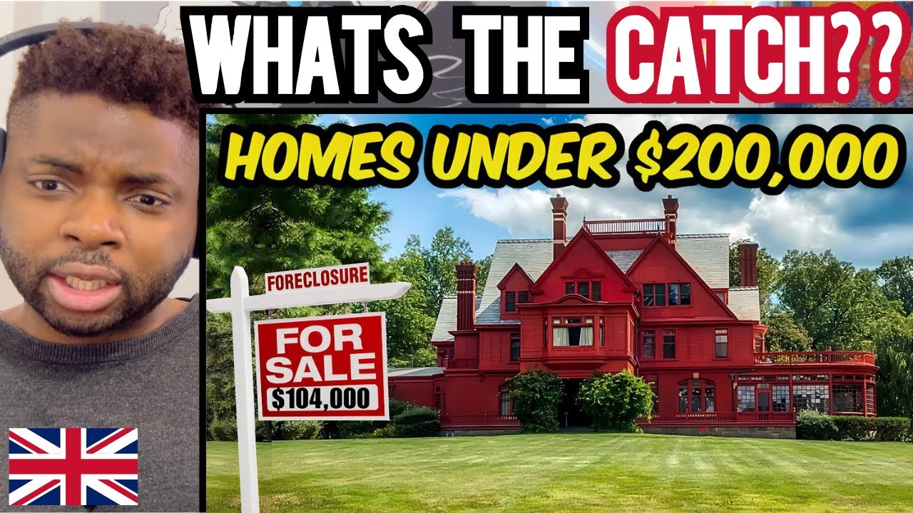Affordable American MANSIONS Under $200K - UK Reaction to These INSANE Prices!