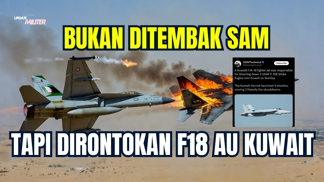 Bukan SAM! F-18 Kuwait Ternyata Tembak 3 F-15 Amerika?”
