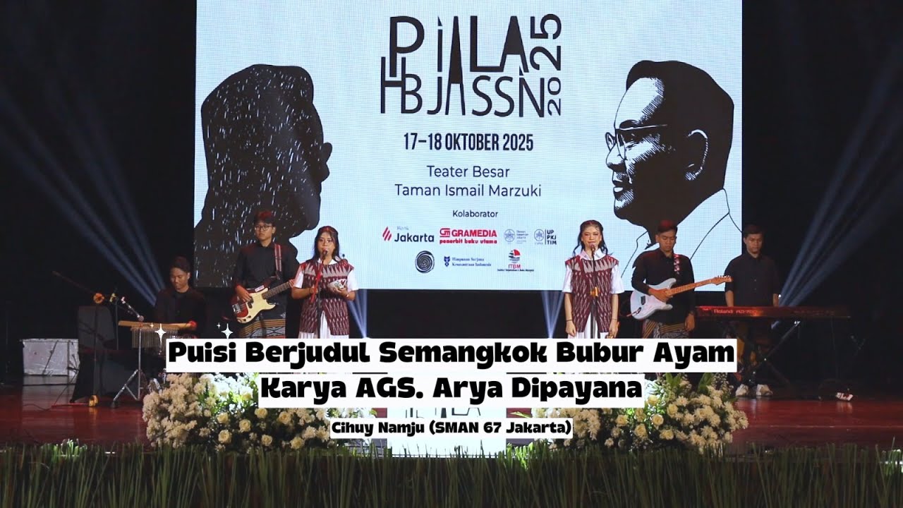 Terbaik III Musikalisasi Puisi Piala H.B. Jasin 2025 - Cihuy Namju (SMAN 67 Jakarta)