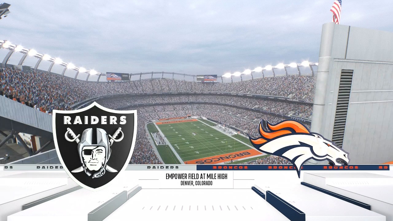 Madden NFL 26 - Las Vegas Raiders Vs Denver Broncos PS5 Simulation Week 1 (Madden 27 Rosters)