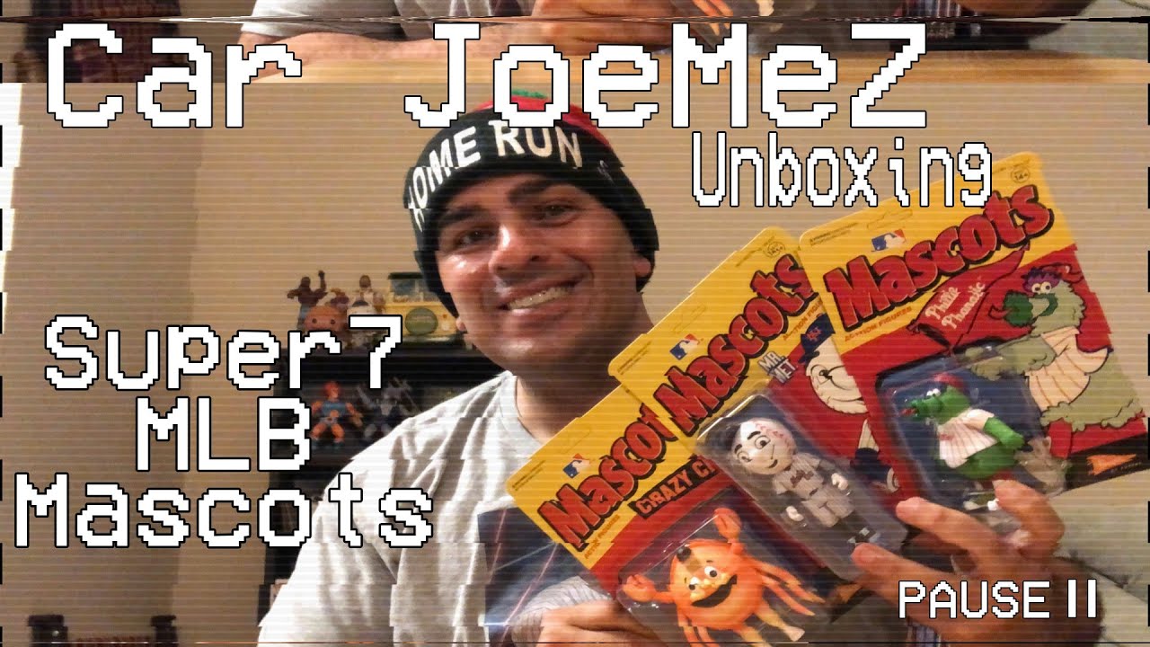 Unboxing Super7 MLB Mascot Reaction Figures: Mr. Met, Phillie Phanatic & Crazy Crab
