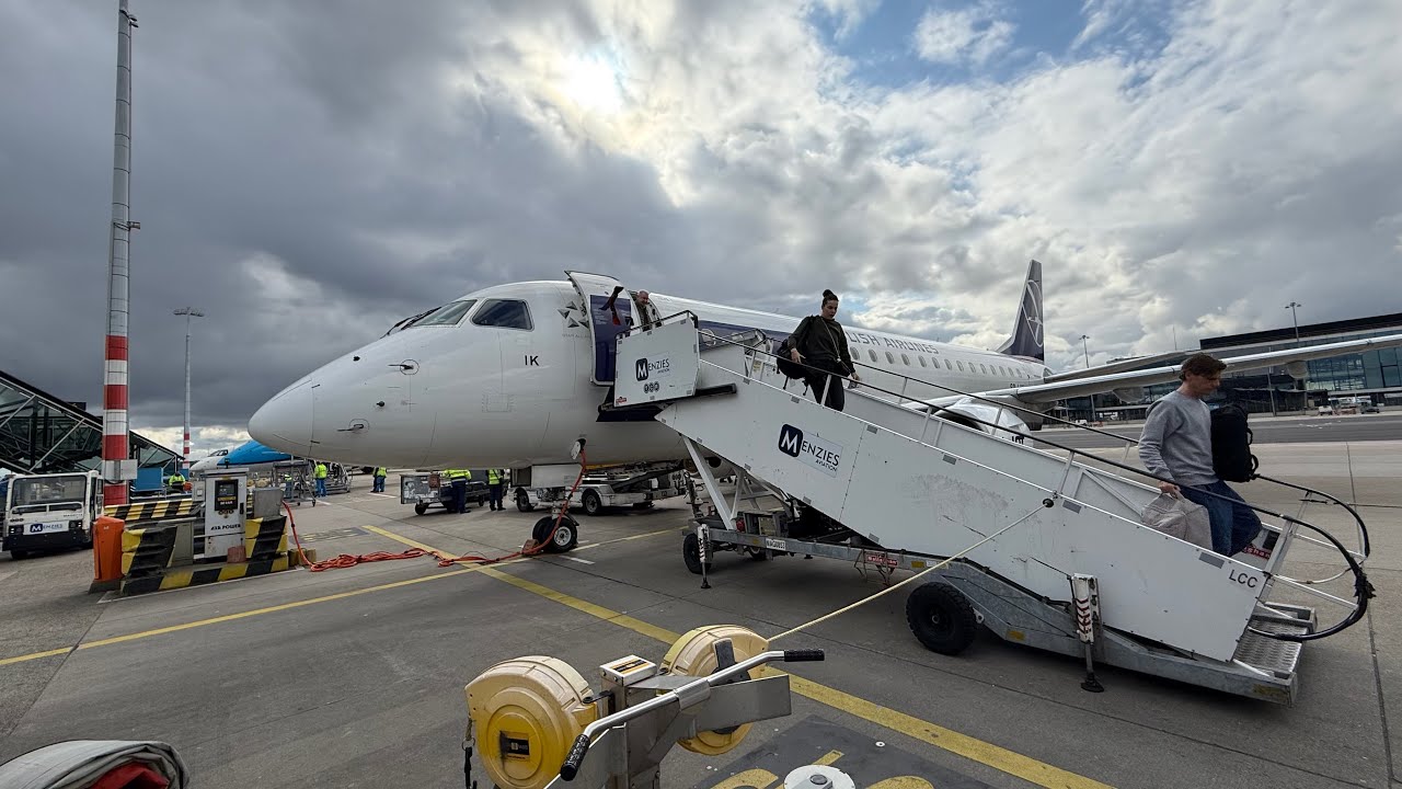 Warsaw(EPWA)-Amsterdam(EHAM) | Embraer E175LR(SP-LIK) LOT Polish Airlines | Takeoff and Landing