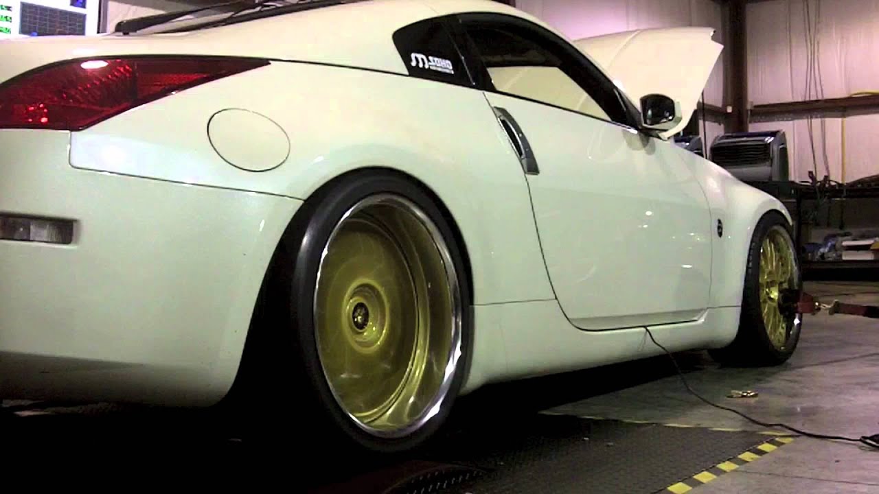 SOHO 350Z Single Turbo 6psi Dyno Pull (Stock VQ)