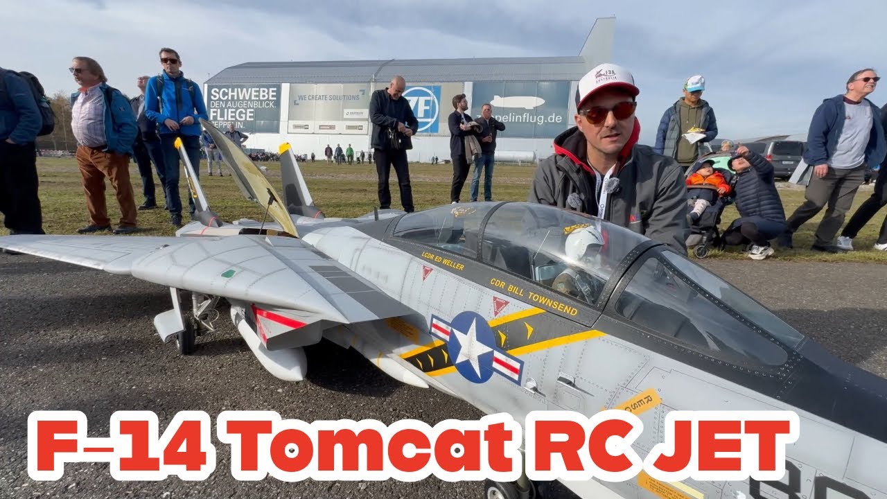 ПОТРЯСАЮЩИЙ Tomcat F-14 XXL – самый масштабный радиоуправляемый турбореактивный самолет