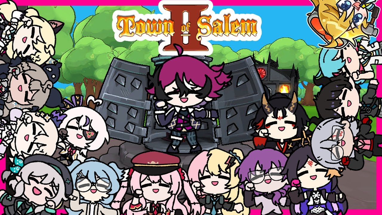 NIJITOWN - TOWN OF SALEM COLLAB - LIARS AND DETECTIVES【NIJISANJI EN | Doppio Dropscythe】