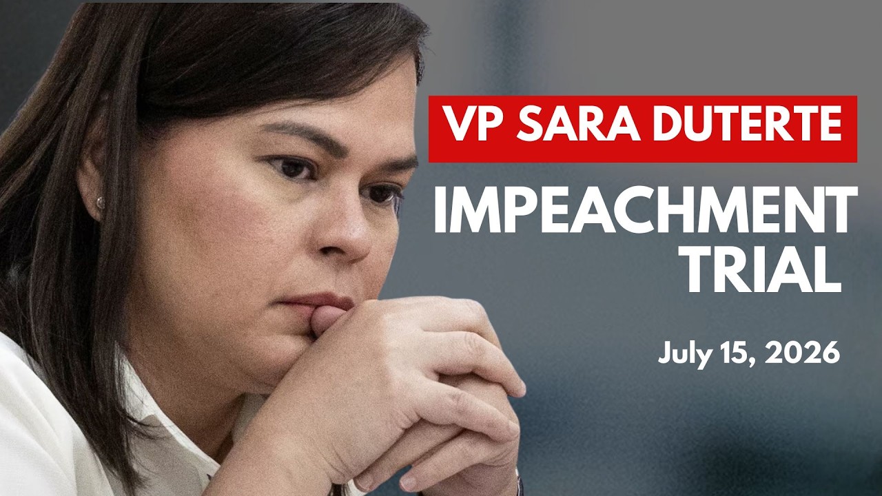 LIVE: VP SARA DUTERTE IMPEACHMENT TRIAL - DAY 6 - JULY 15, 2026 -Replay