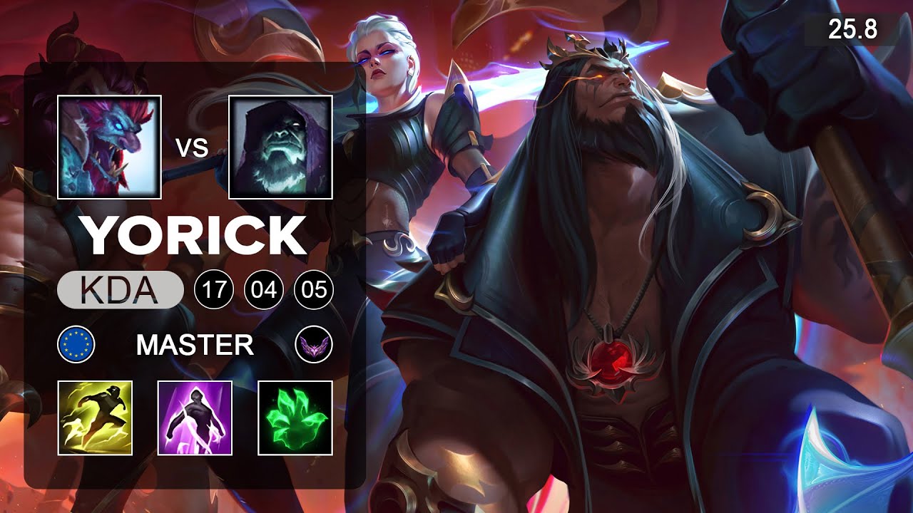 Yorick vs Trundle Top - EUW Master - Patch 25.8 Season 15