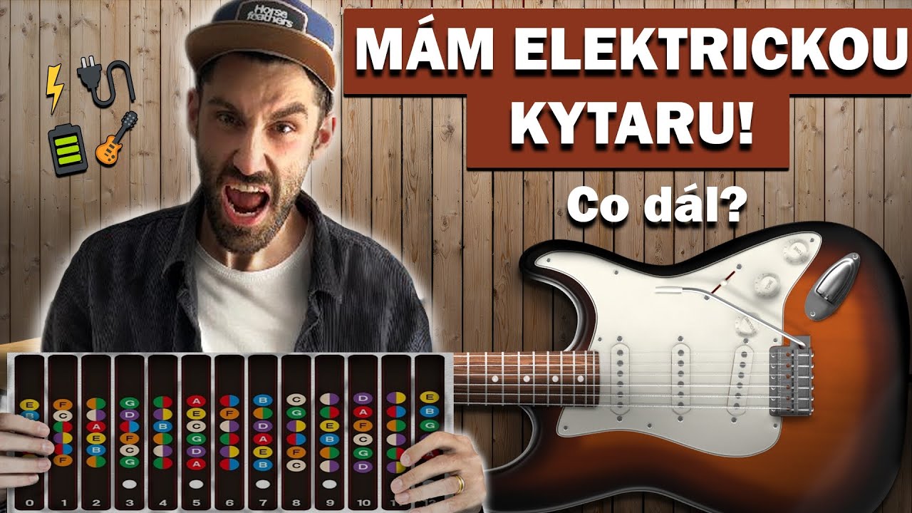 ELEKTRICKÁ KYTARA pro začátečníky🎸 | Jak začít? Co trénovat?