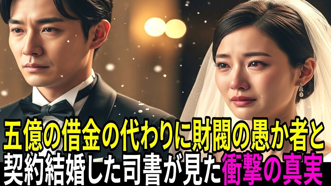 父の五億円の借金を返すため財閥の純粋な息子と結婚した二十八歳の司書、初夜に夫の鋭い眼差しに衝撃を受け