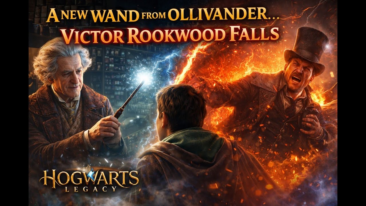 A New Wand from Ollivander… Victor Rookwood Falls | Hogwarts Legacy
