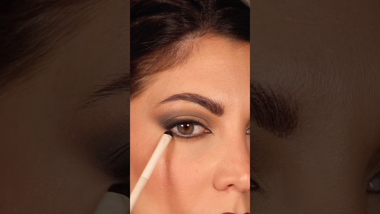 make-up elegante e semplice ! # #makeupideas #makeuptutorial # #redlipstick # #eyesmakeup