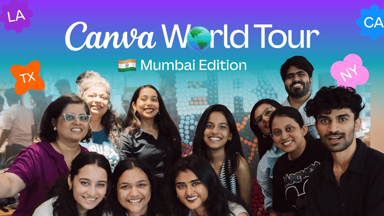 Canva Makes Its Stop in Mumbai 🇮🇳 | #CanvaWorldTour