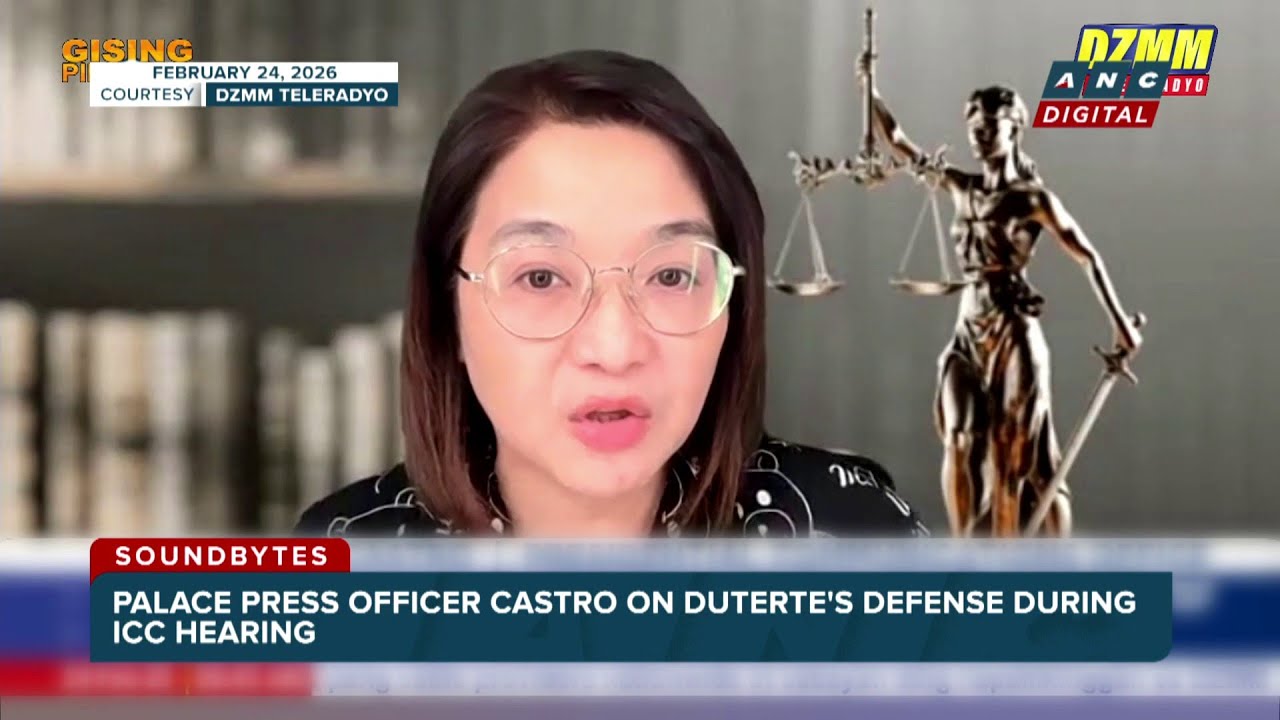 WATCH: Palace Press Officer Claire Castro reacts to Kaufman’s remarks during ICC hearing | ANC
