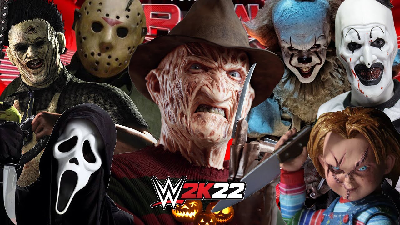 HALLOWEEN MOVIE ROYAL RUMBLE WWE 2K22