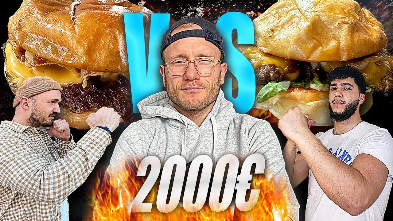 2000€ WER mir den BESSEREN BURGER macht! - FOODBLOGGER vs. ABONNENT