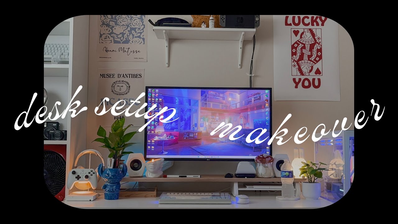desk makeover | updating my gaming setup