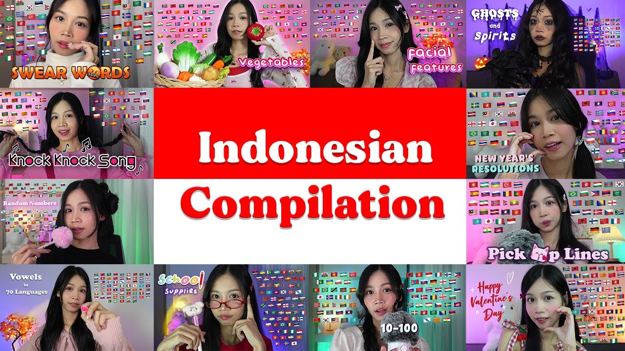 ASMR Indonesian Compilation ❤️🇮🇩 Trigger Words, Phrases, Whispering