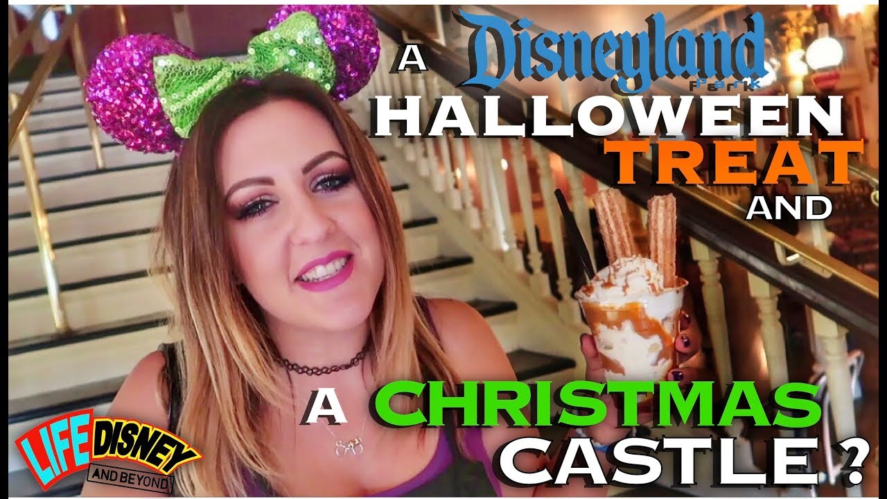 A Halloween Treat and Christmas Castle? The Holidays are almost here at Disneyland!
