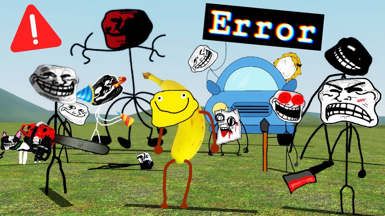 100 TROLLS in 10 MINUTES (Garry's Mod)