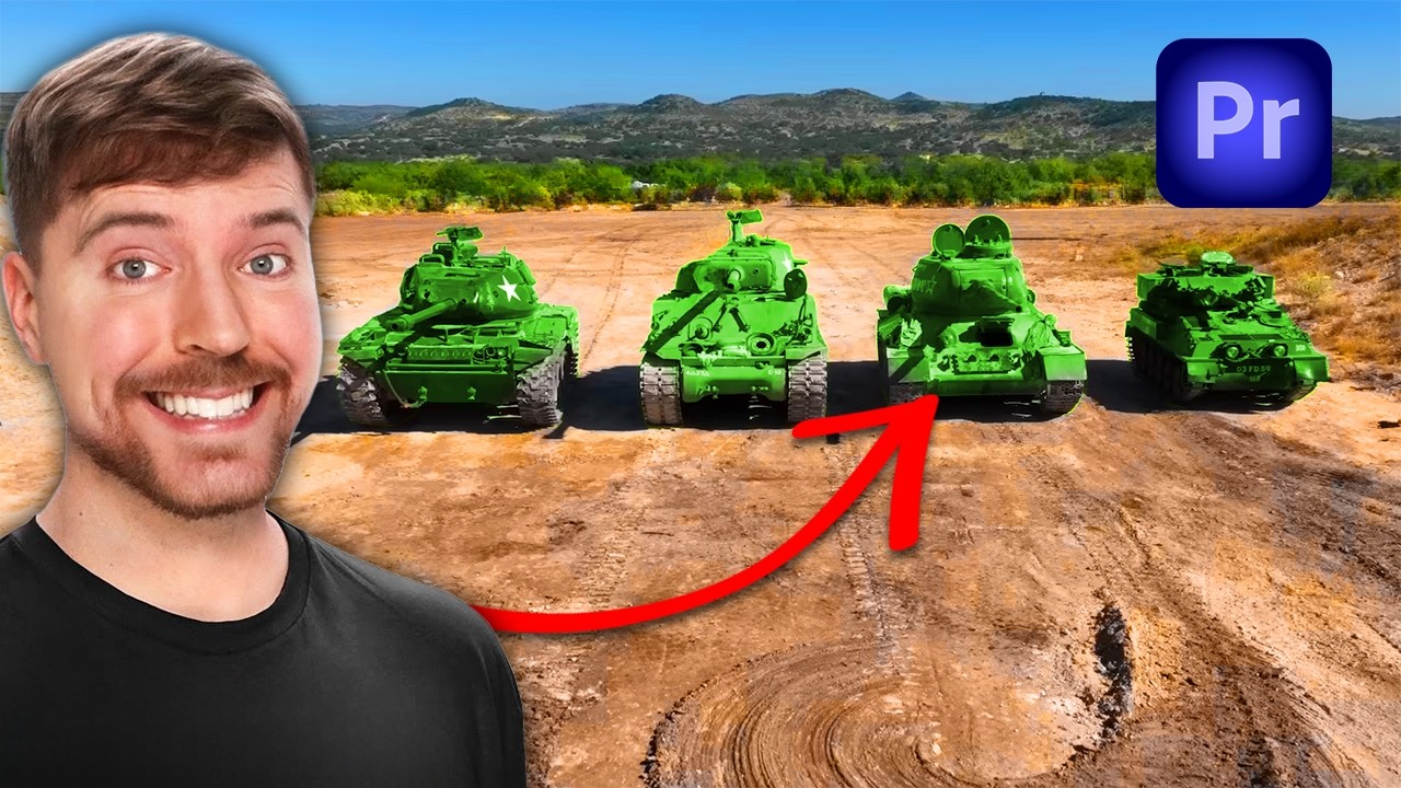 Как создать эффект подсветки Mrbeast в Premiere Pro