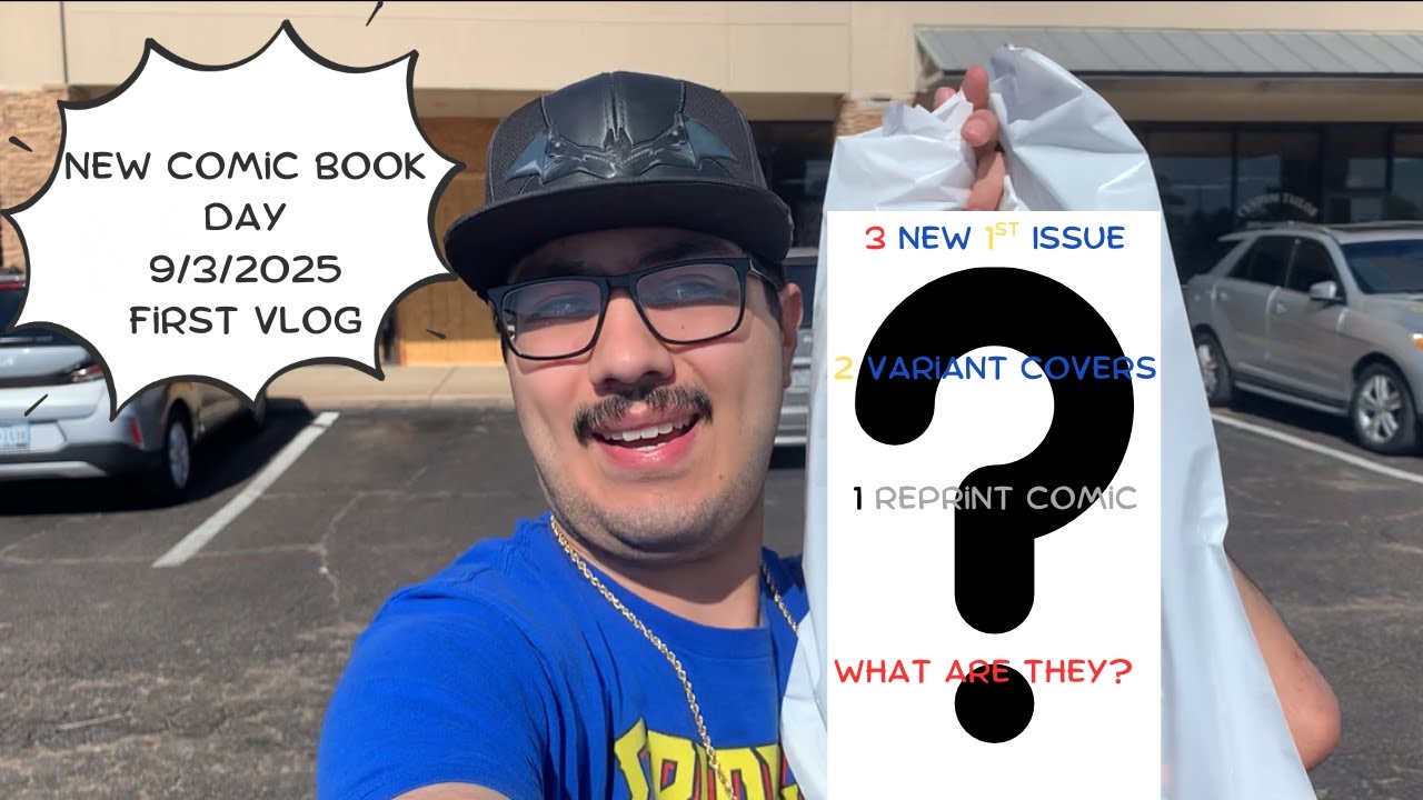I'm On the Hunt For New Comic Books on New Comic Book Day. First Vlog. NCBD 9/3/2025