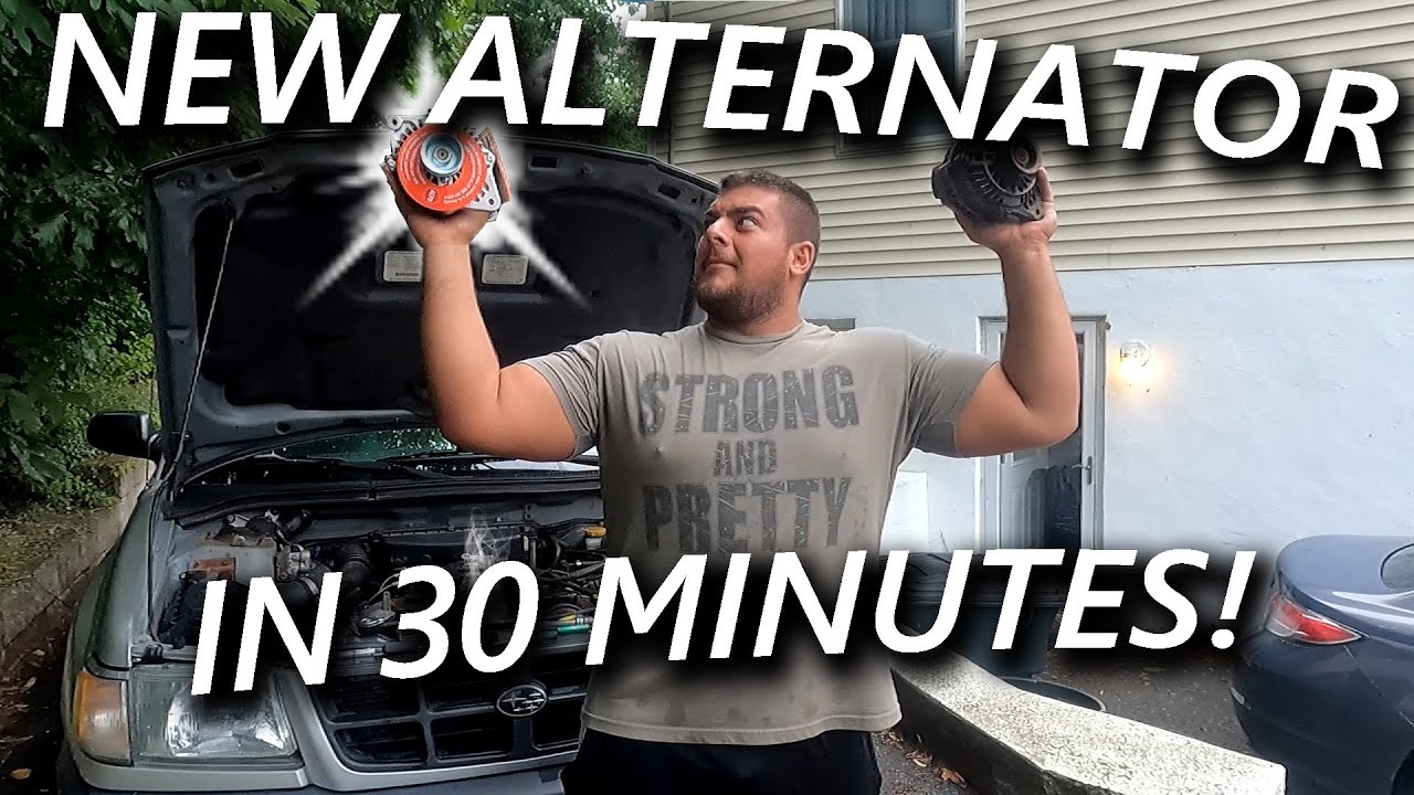Subaru Forester Alternator Replacement DIY