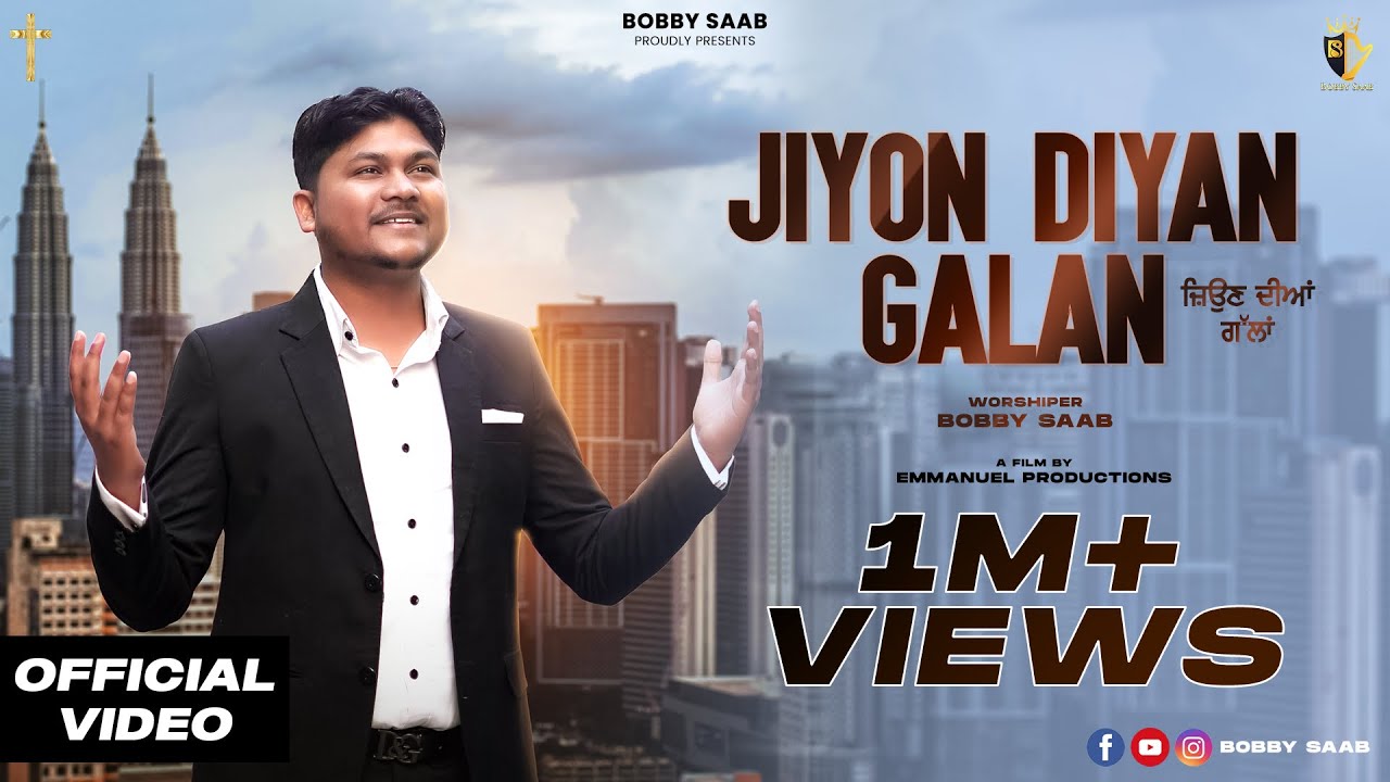 Jiyon Diyan Galan || Bobby Saab || Official Video || New Masih Song 2024 || Nikhil NB
