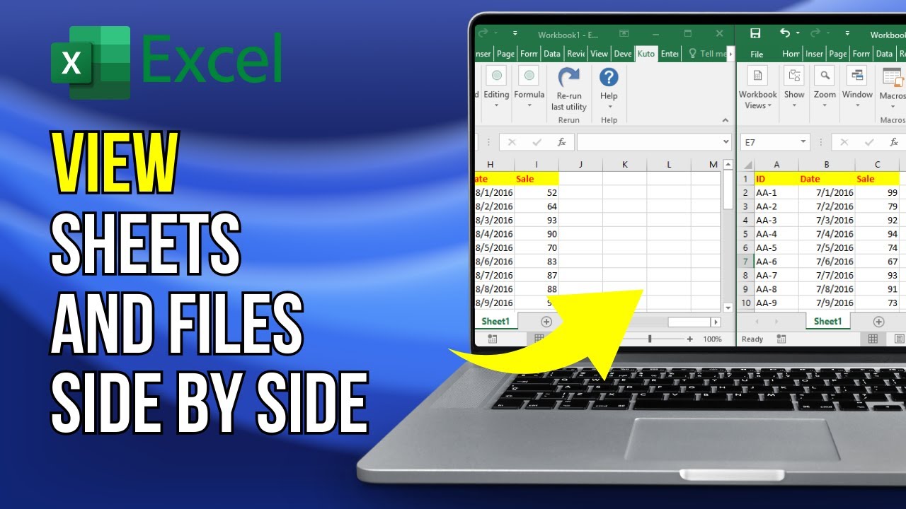 How To View Excel Sheets And Files Side By Side (EASY)