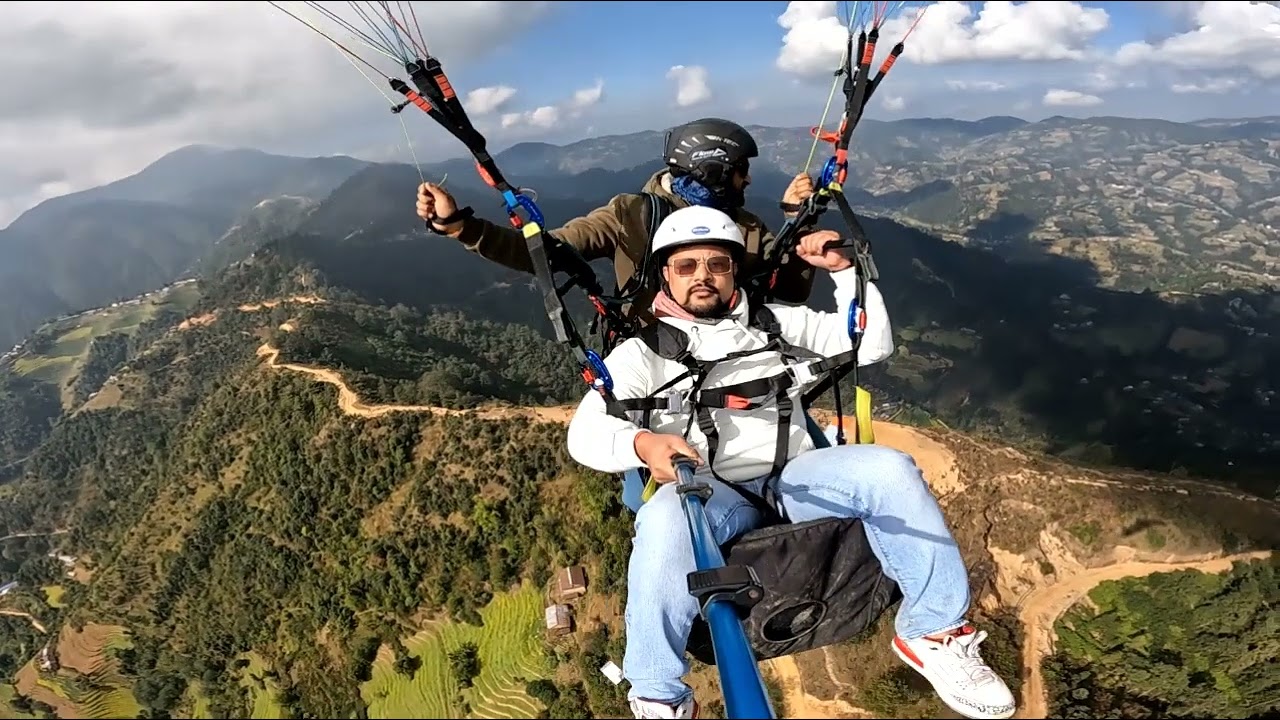 Phulchoki Paragliding kushadevi #kavre #banepa