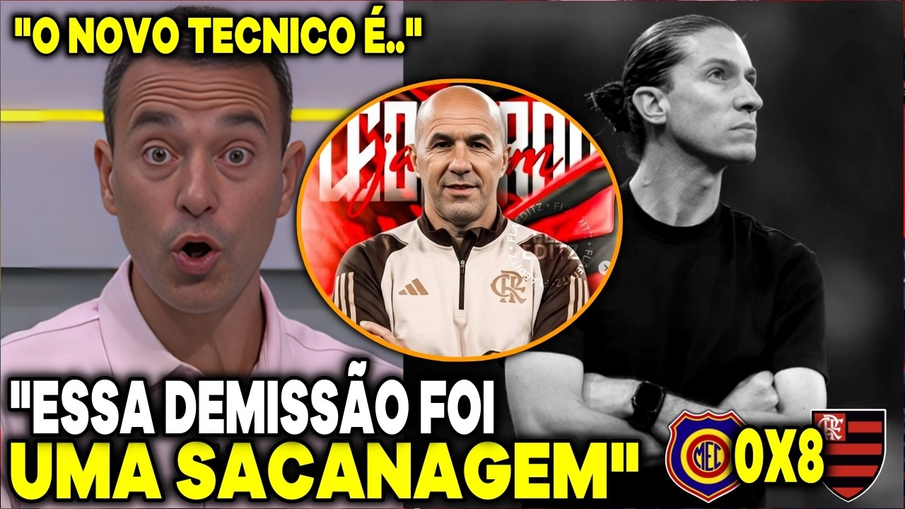 😱ANUNCIO PRONTO! IMPRENSA REAGE A DEMISSÃO DE FILPE LUIS E AO NOVO TECNICO DO FLA
